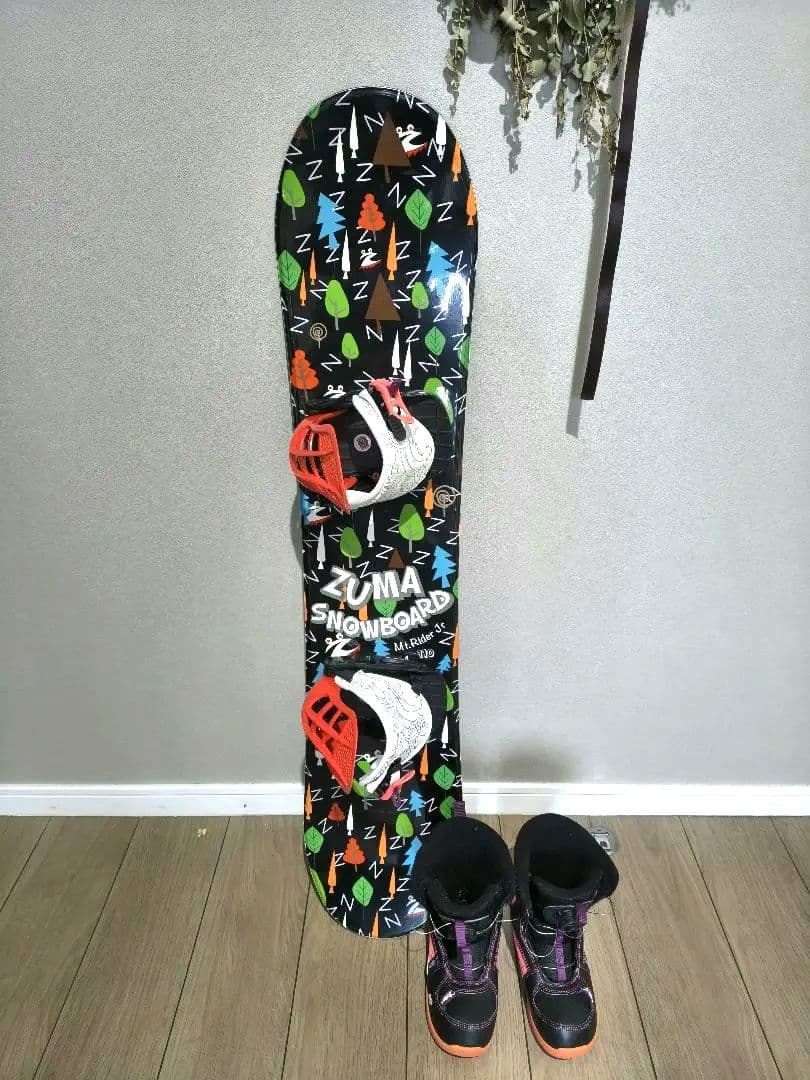 キッズ　スノーボード、シューズセット　125センチ18.5センチ ZUMA K2