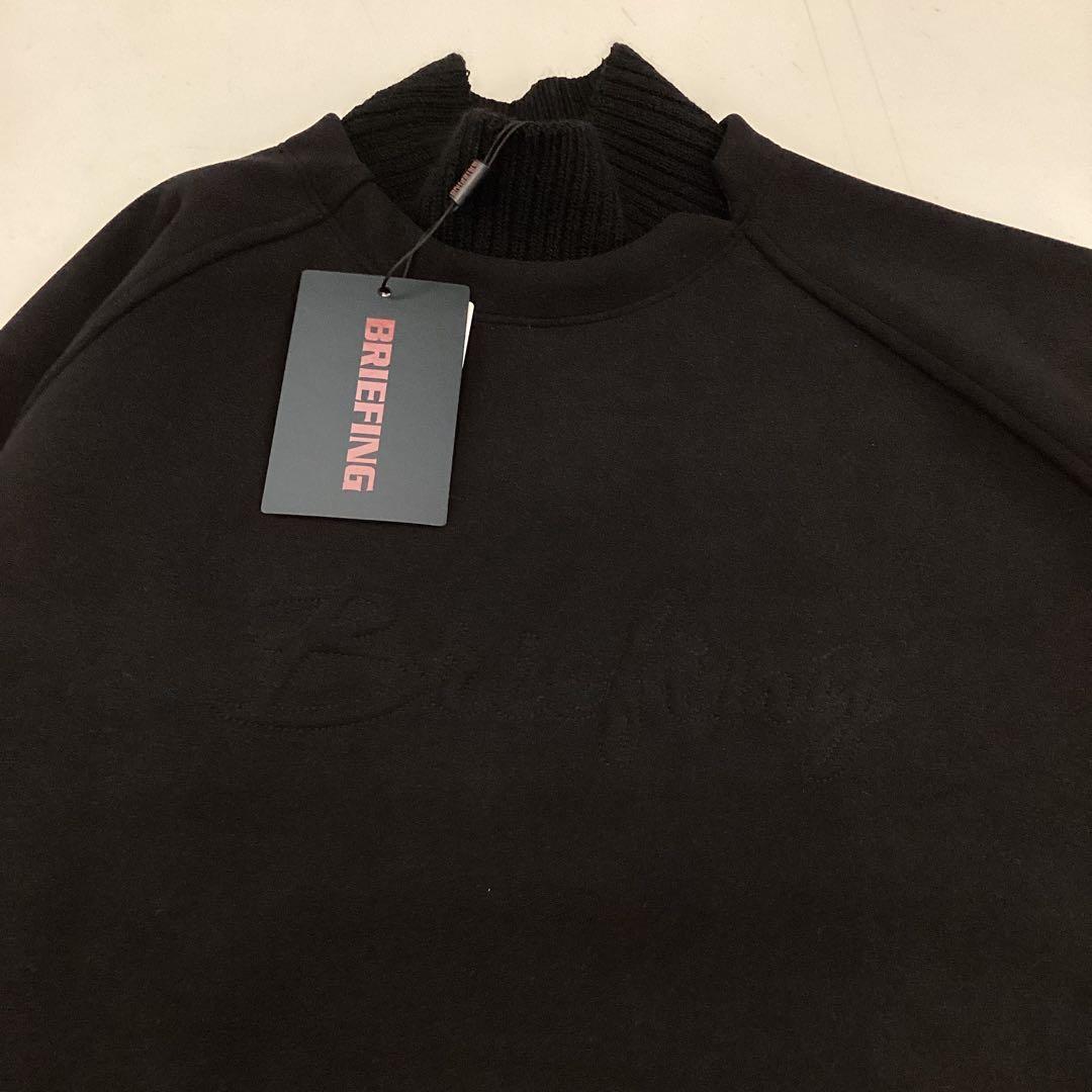 新品　BRIEFING LOGO FAKE LAYERED HIGHNECK