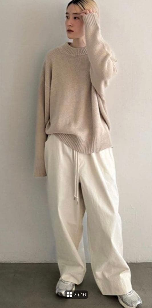 TODAYFUL Roundhem Linen Knit ナチュラル リネン