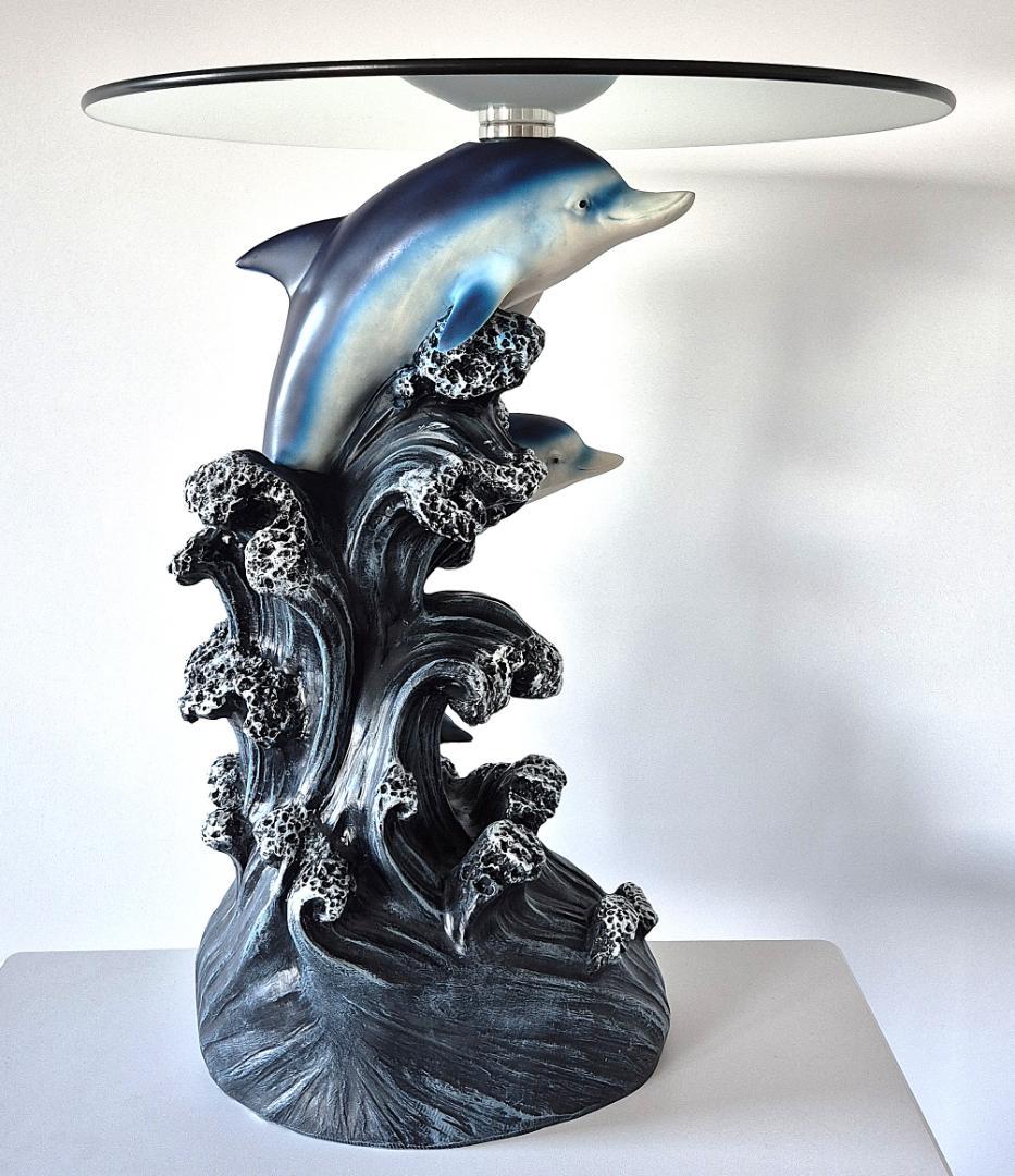 サイドテーブル　イルカ　インテリア