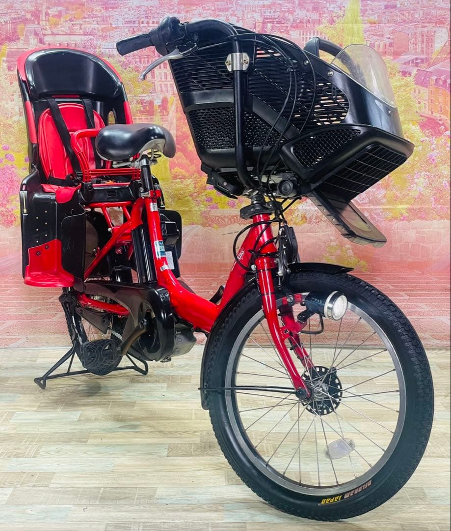 ZK3358 電動自転車 ヤマハ パスキス 子供乗せ 20インチ 送料無料