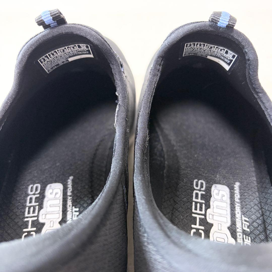 極美品★SKECHERS スケッチャーズ スリップインズ スリッポン 防水 幅広
