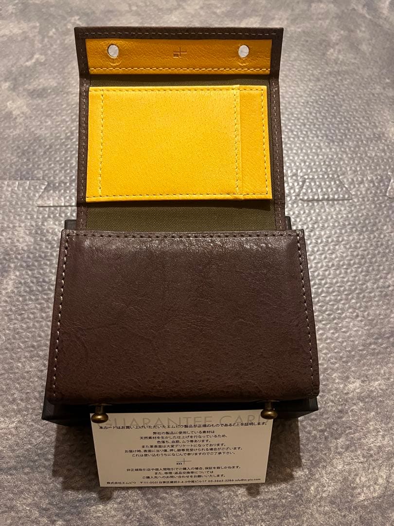 m+エムピウsai ミッレフォッリエP25 グレー×イエロー サイ 限定色 新品