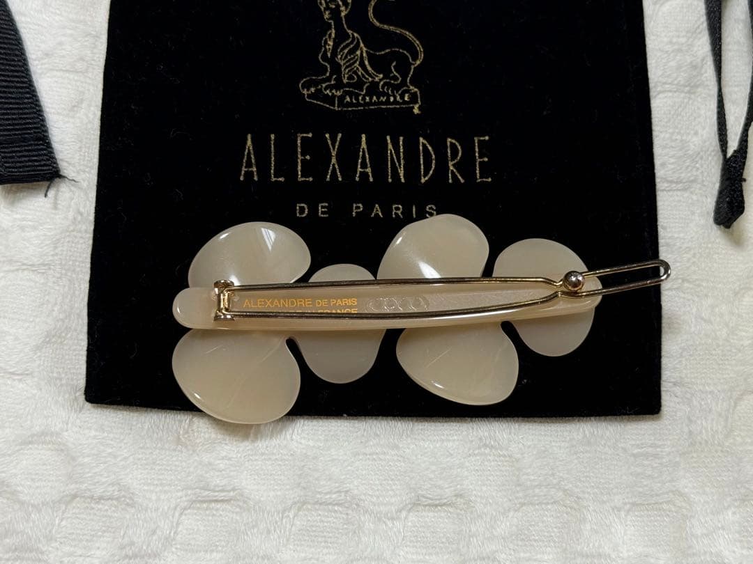 アレクサンドルドゥパリ　カメリア　ボールピン　ヘアピン　完売