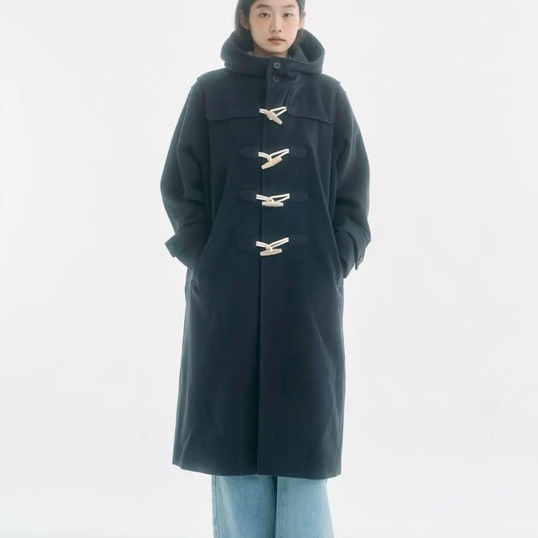 fekete ダッフルコート sサイズ　ネイビー