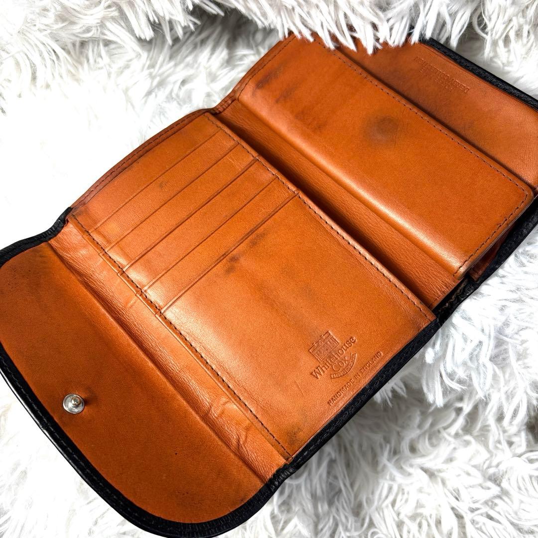 ホワイトハウスコックス　ブライドルレザー　革　三つ折り財布　ウォレット