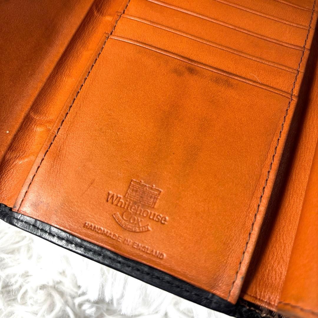 ホワイトハウスコックス　ブライドルレザー　革　三つ折り財布　ウォレット