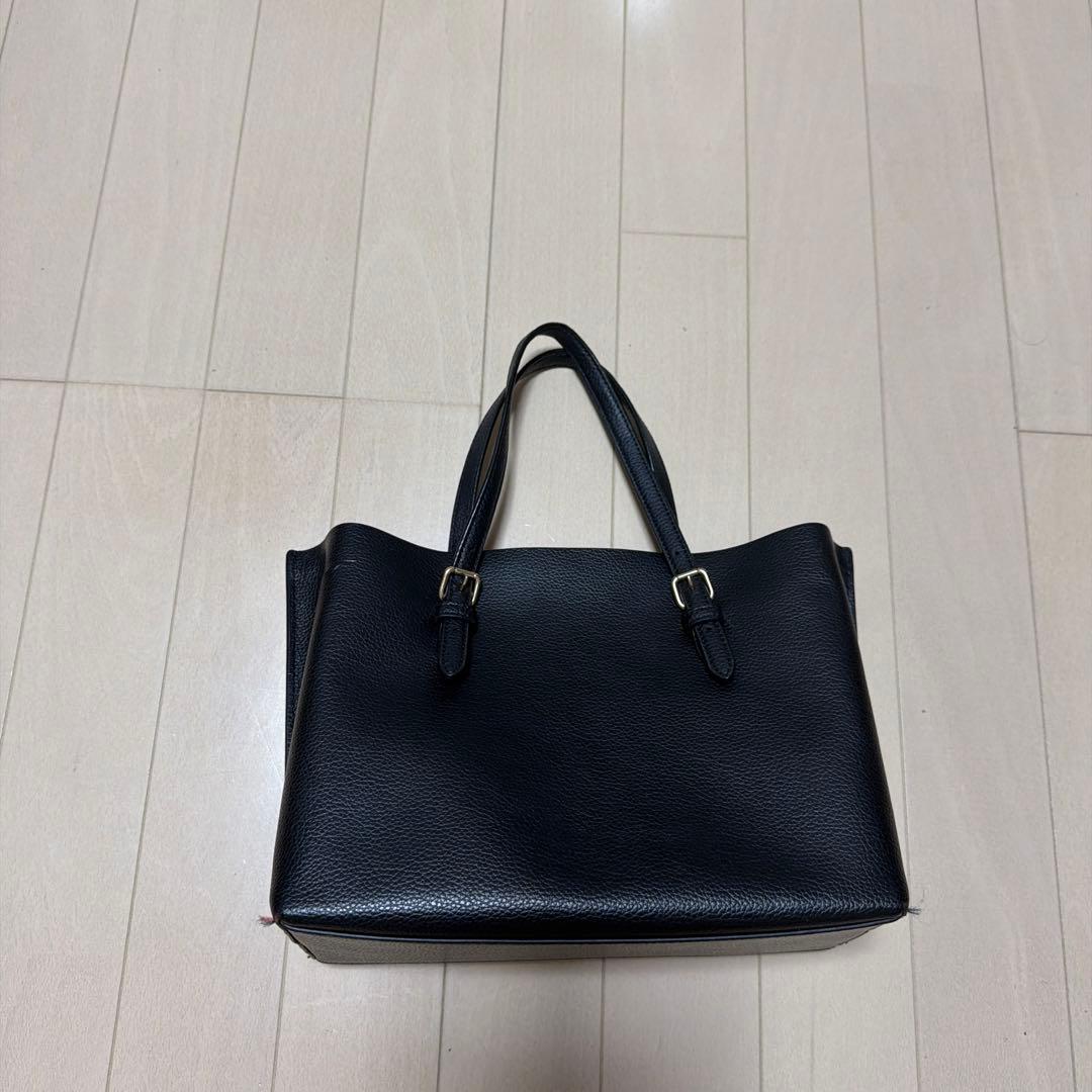 【美品】COACH モリートート25ショルダーバッグ 黒