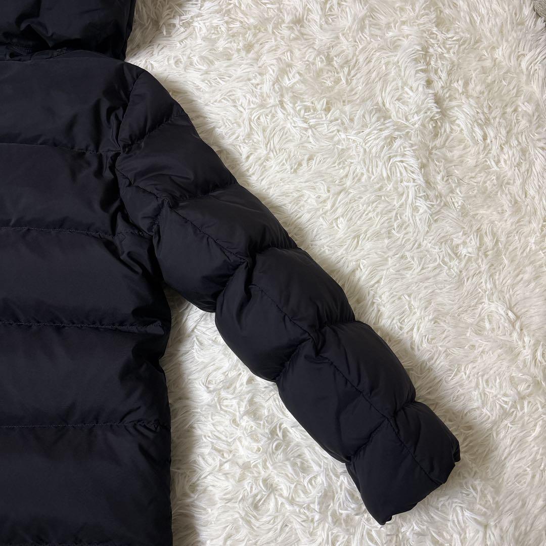 美品 スローブイエナ ショールフードロングダウンコート ブラック黒　サイズ 36