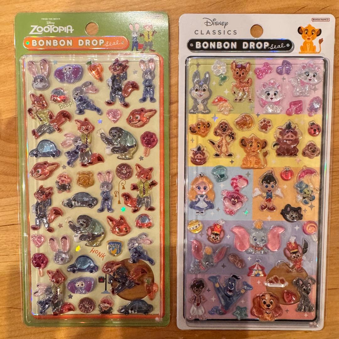 <正規品>ボンボンドロップシール ディズニー4種セット　セット割です！