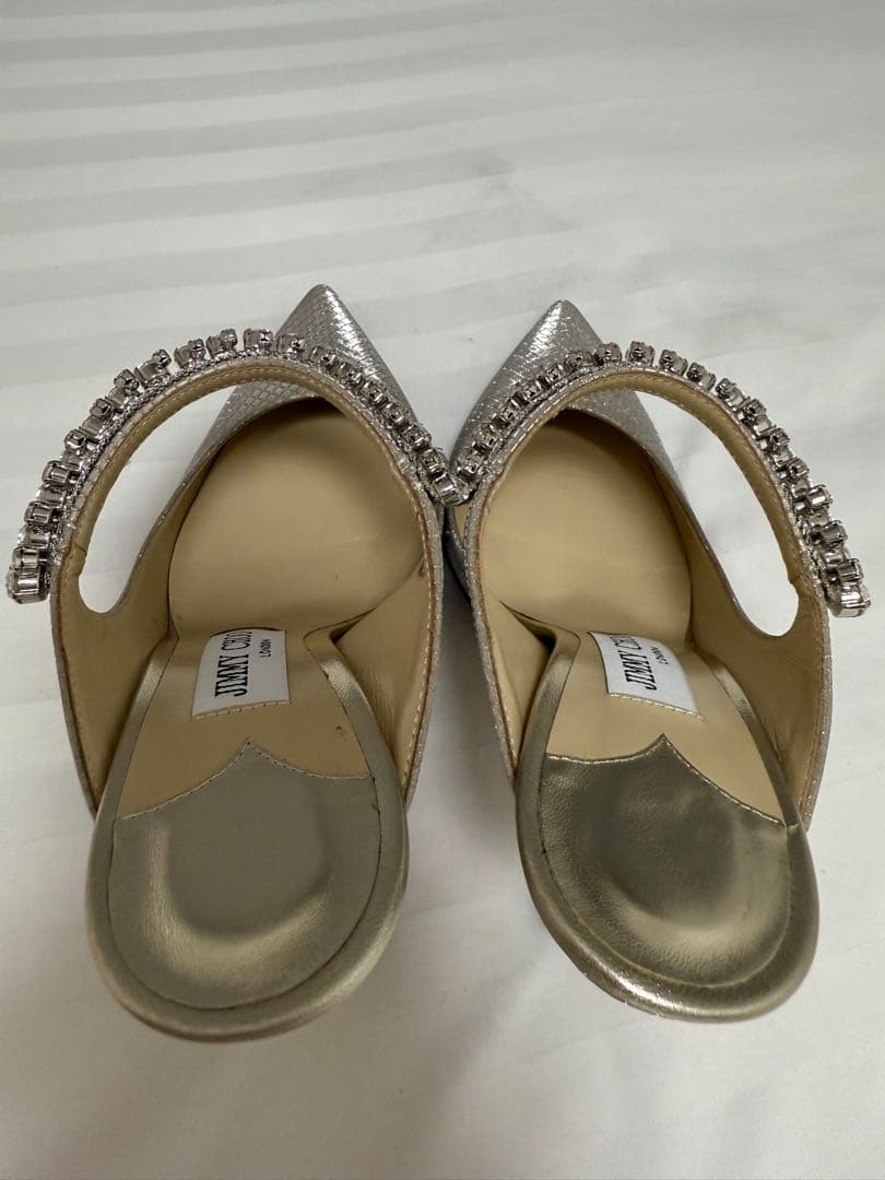 JIMMY CHOO 34.5 22パンプスハイヒールサンダルジミーチュウ