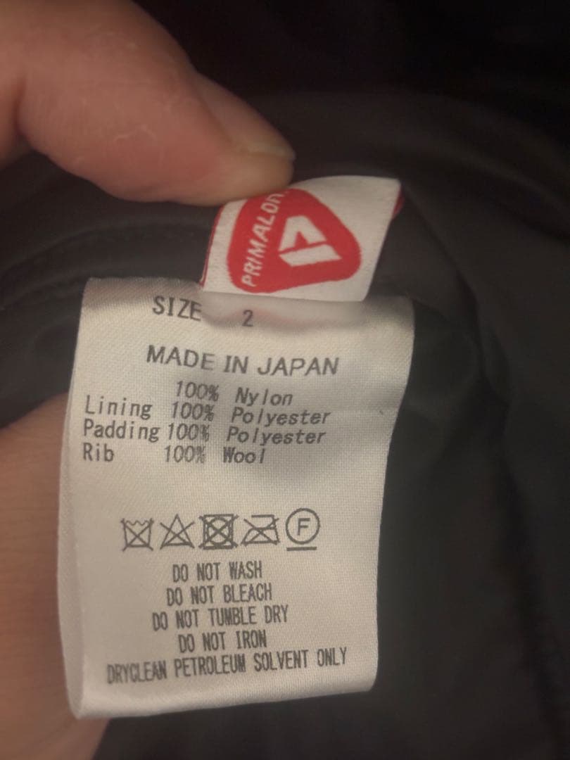 マーカ　Marka G-8 プリマロフト　ブラック　サイズ2