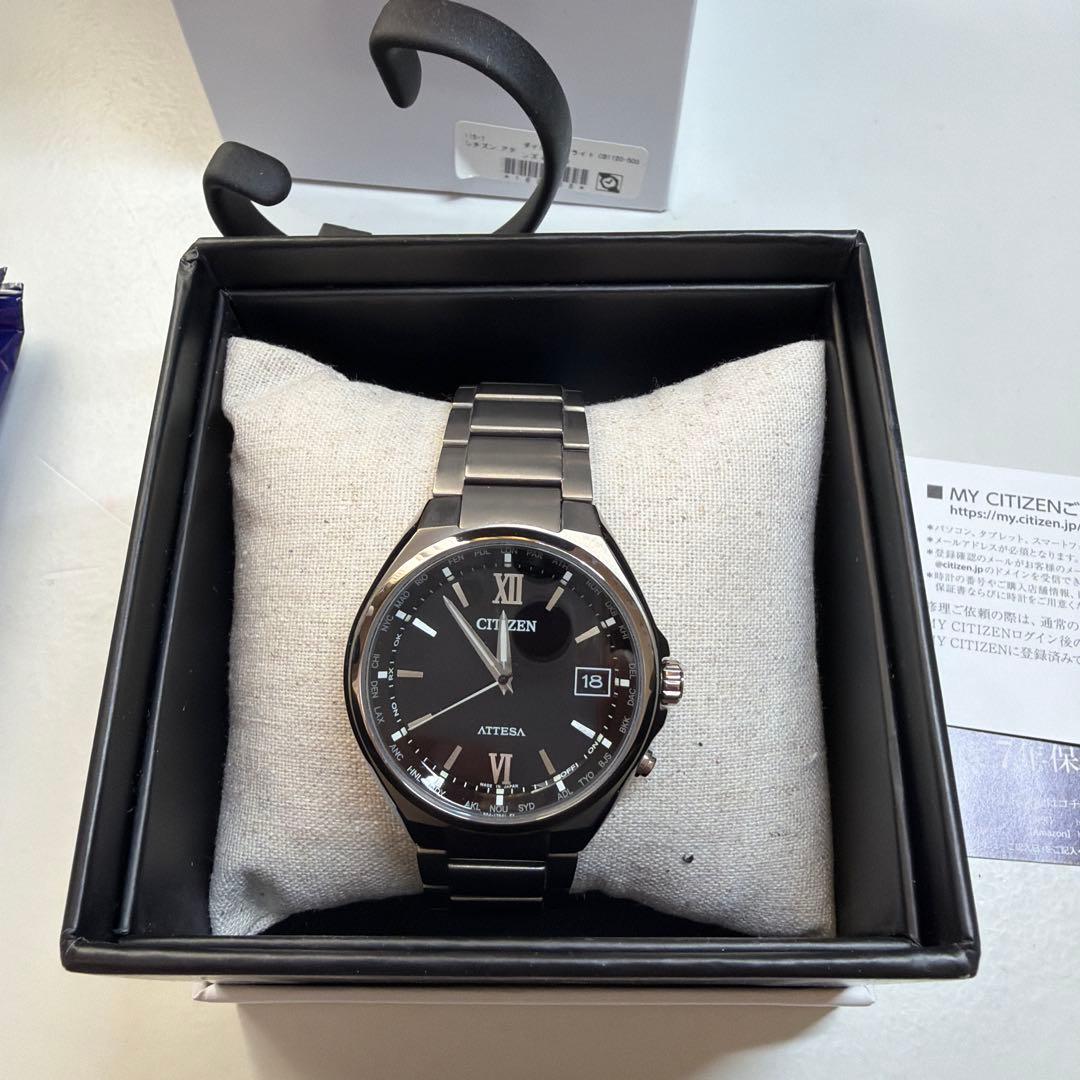 CITIZEN ATTEZA CB1120-50G チタン　エコドライブ
