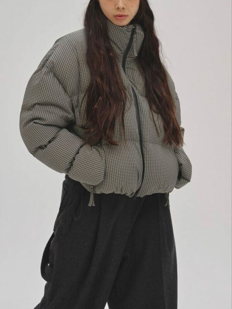 トゥデイフル　todayful anuke ダウン　チェックダウンジャケット