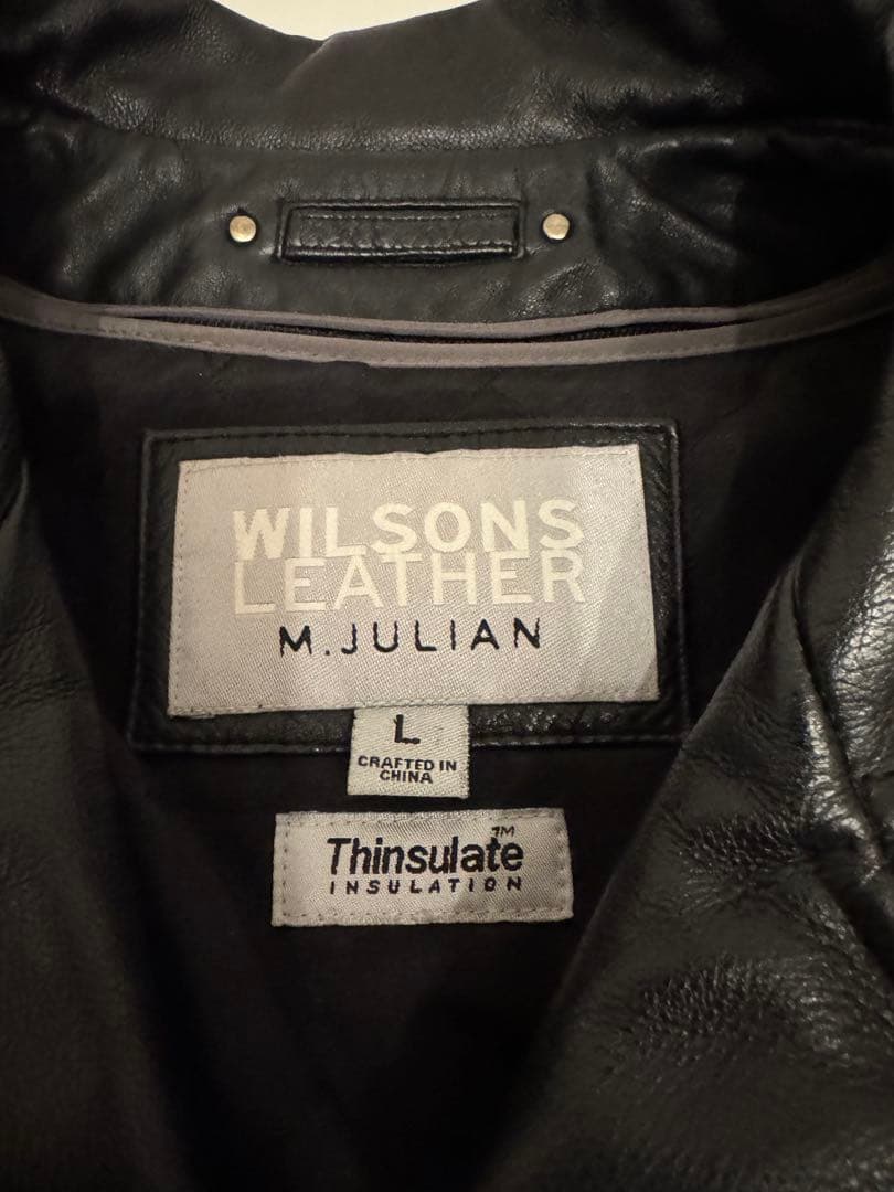 WILSONS LEATHER M.JULIAN カーコートレザージャケット L