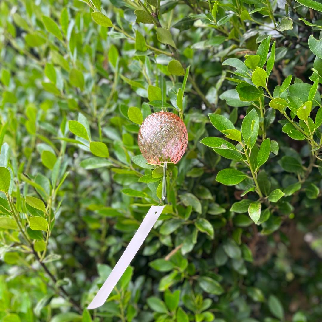 富山ガラス風鈴魚子模様硝子アーティスト作家ハンドブロウ別注オリジナル限定新品