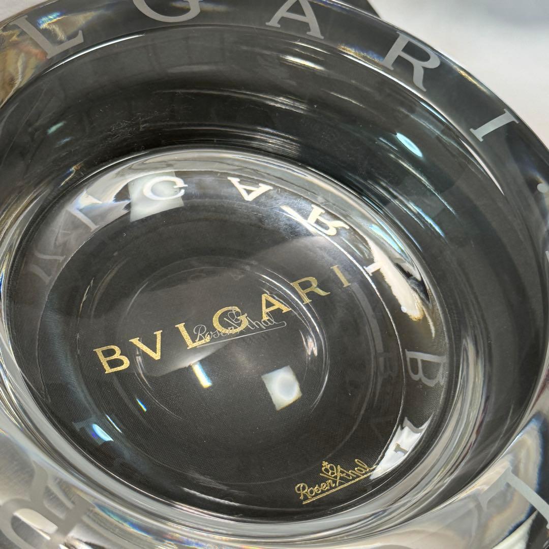 BVLGARI ブルガリ ローゼンタール クリスタル 灰皿 アッシュトレイ