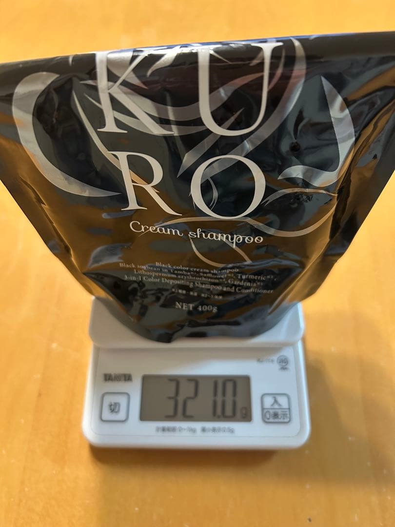 KURO ダークブラウン クリームシャンプー 新品3袋と開封済み１袋