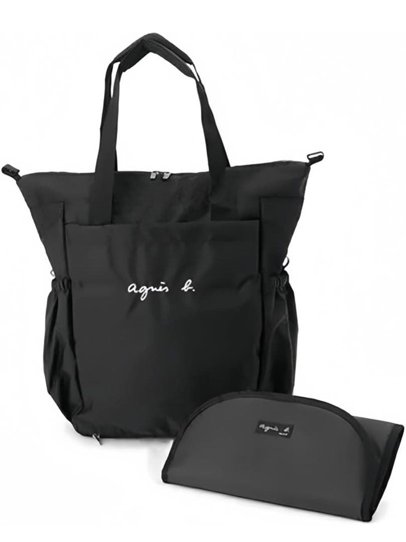 agnes b.アニエスベー⭐︎トートバッグ⭐︎マザーズバッグ⭐︎ブラック