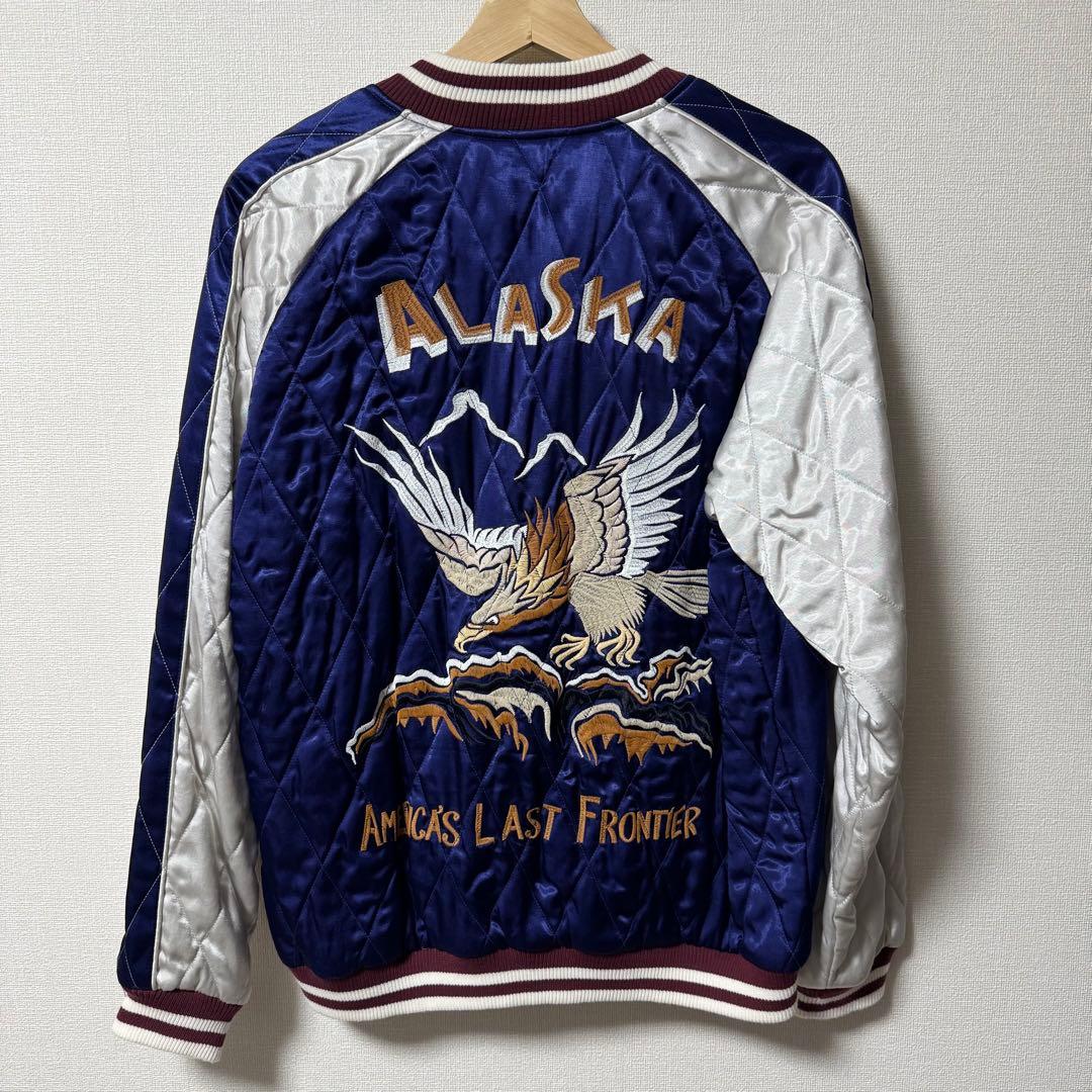 HOUSTON スカジャン ALASKA アラスカジャンパー