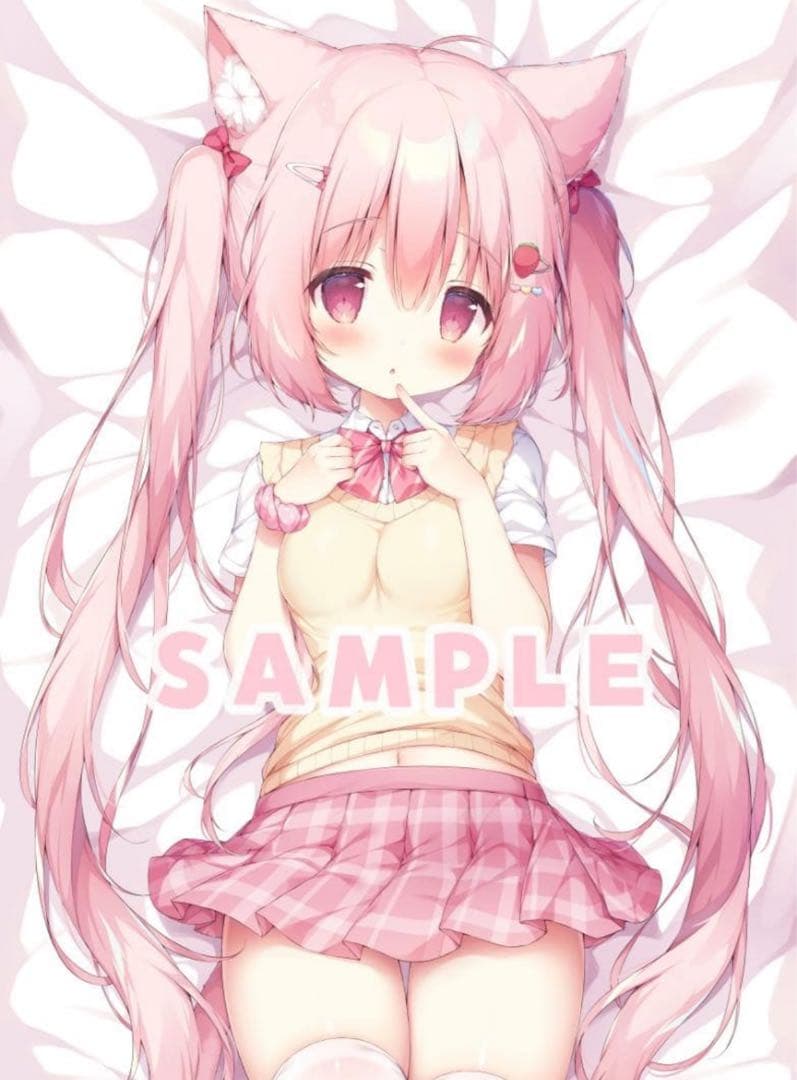 みるく 制服 桃豆こまもち　抱き枕カバー