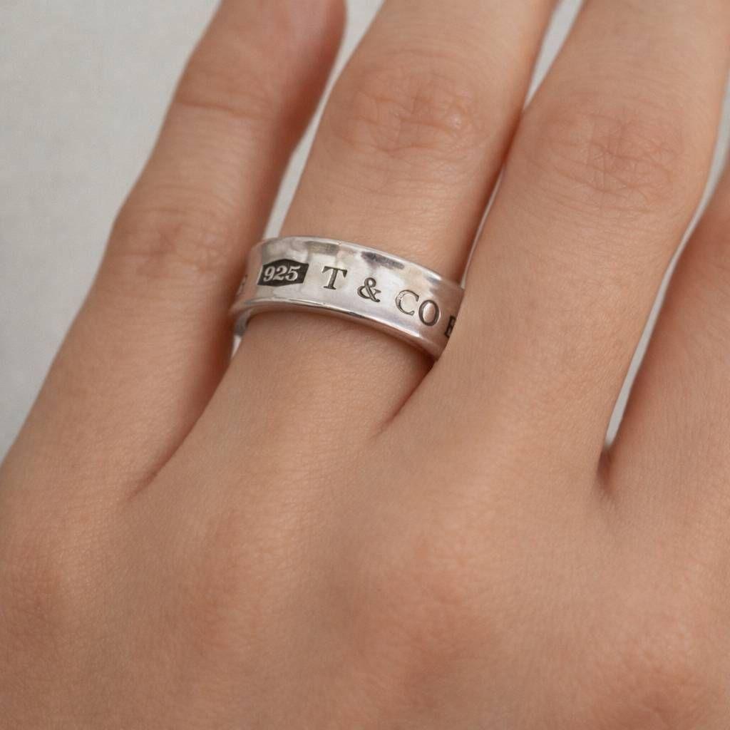 TIFFANY&Co. 1837 ナローリング 指輪 925 11号 箱袋付