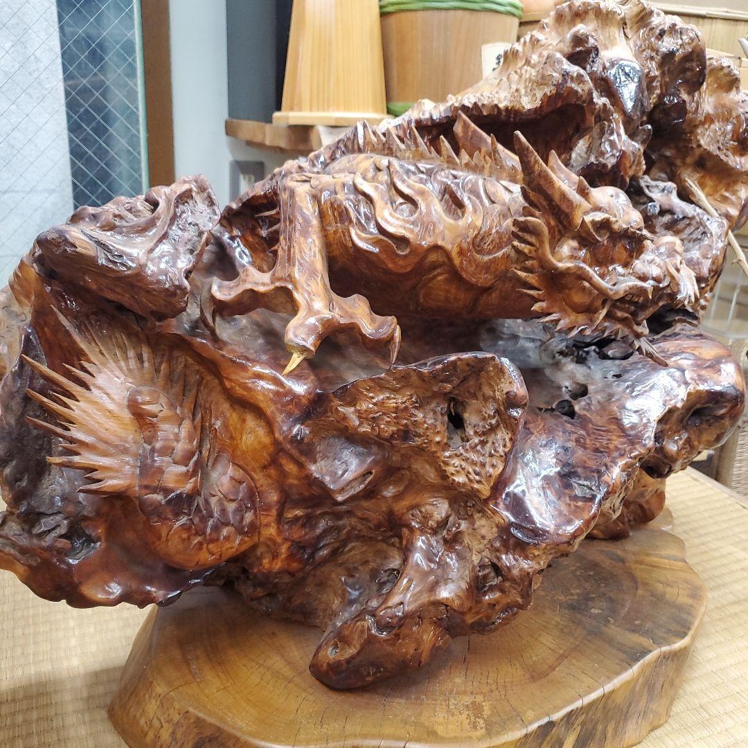 特大　龍　置物