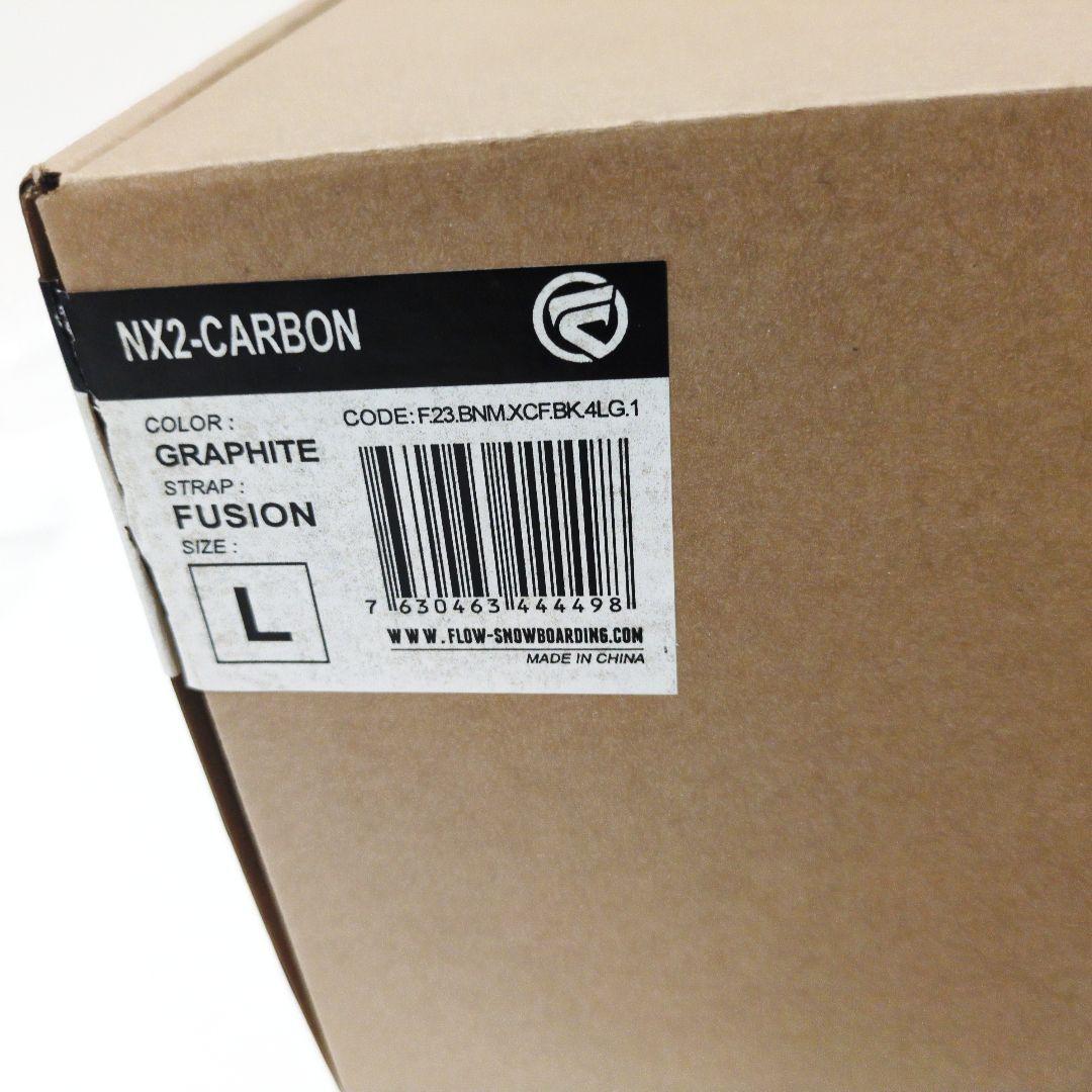FLOW 【L 未使用に近い】NX2-CARBON FUSION ビンディング