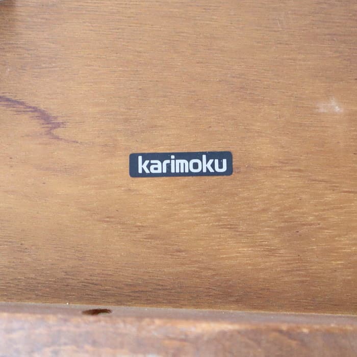 アンティーク カリモク センターテーブル コロニアル ラタン レトロ