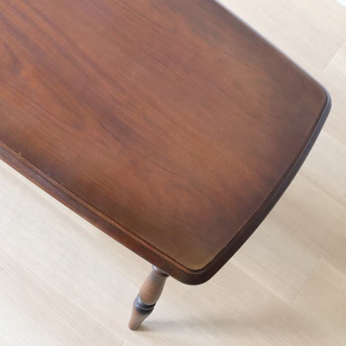 アンティーク カリモク センターテーブル コロニアル ラタン レトロ