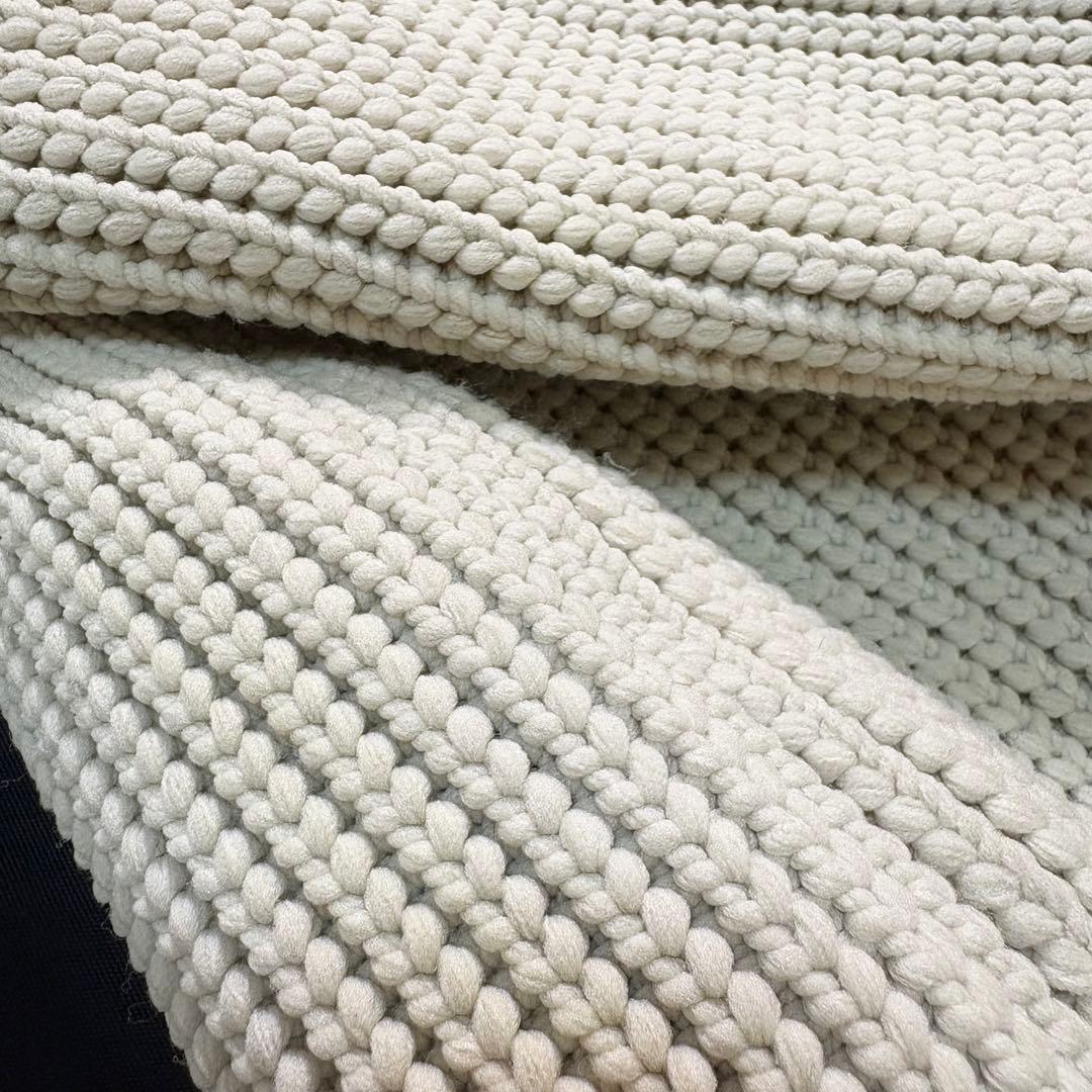 ERMANNO SCERVINO エルマンノシェルヴィーノ ファー付ニットコート