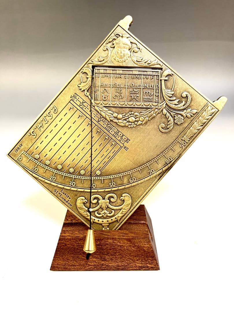 【カプチーノ日時計】古代天文観測機器　アンティークstyle スペイン製