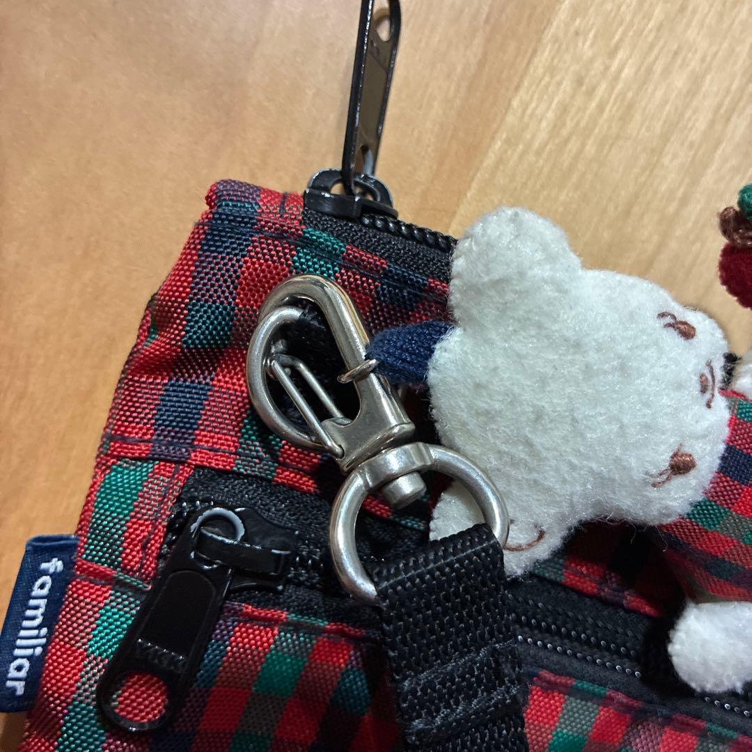 ファミリア サコッシュ ショルダーバッグ(XFレッド)