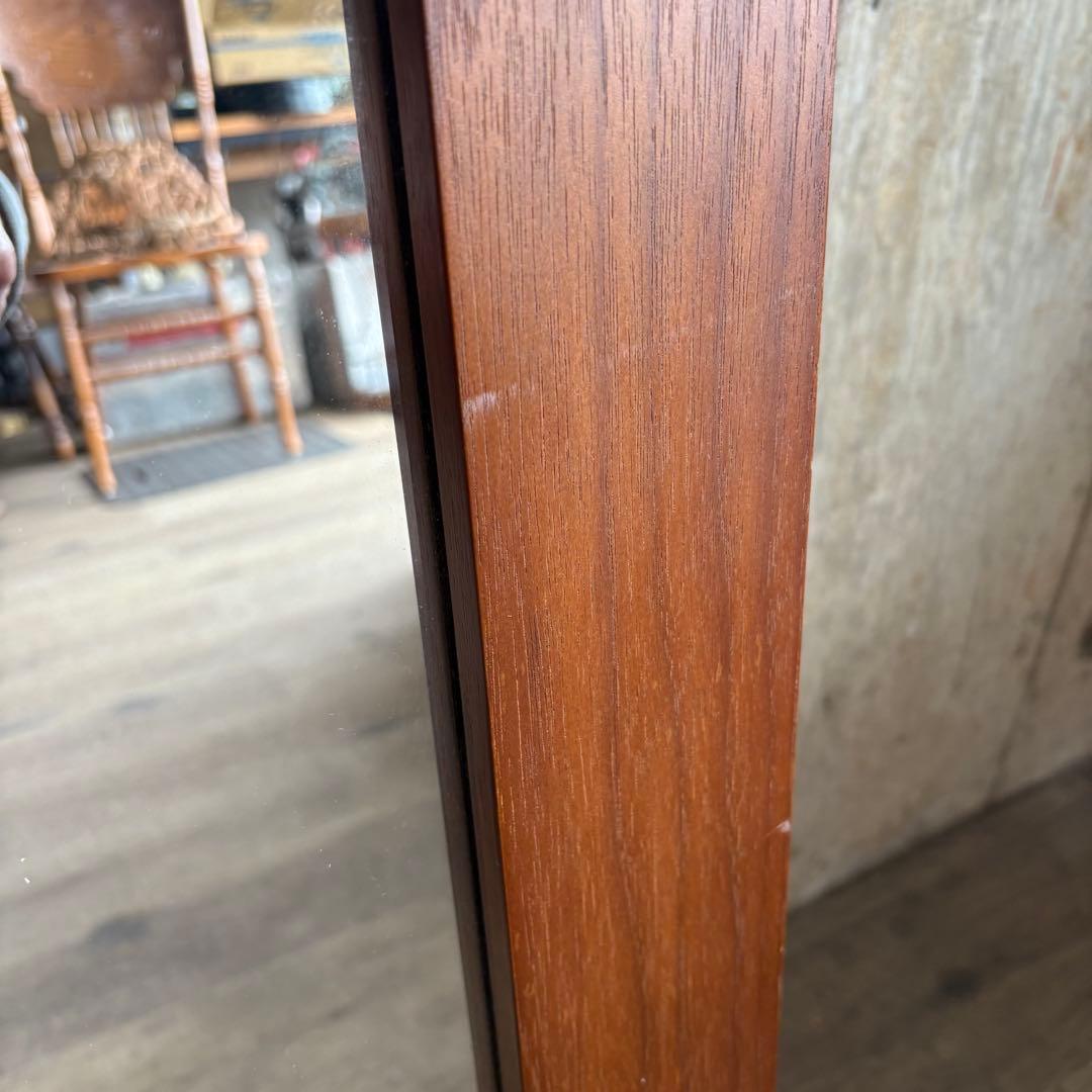 ウォルナット材　大型ミラー　姿見　180cm