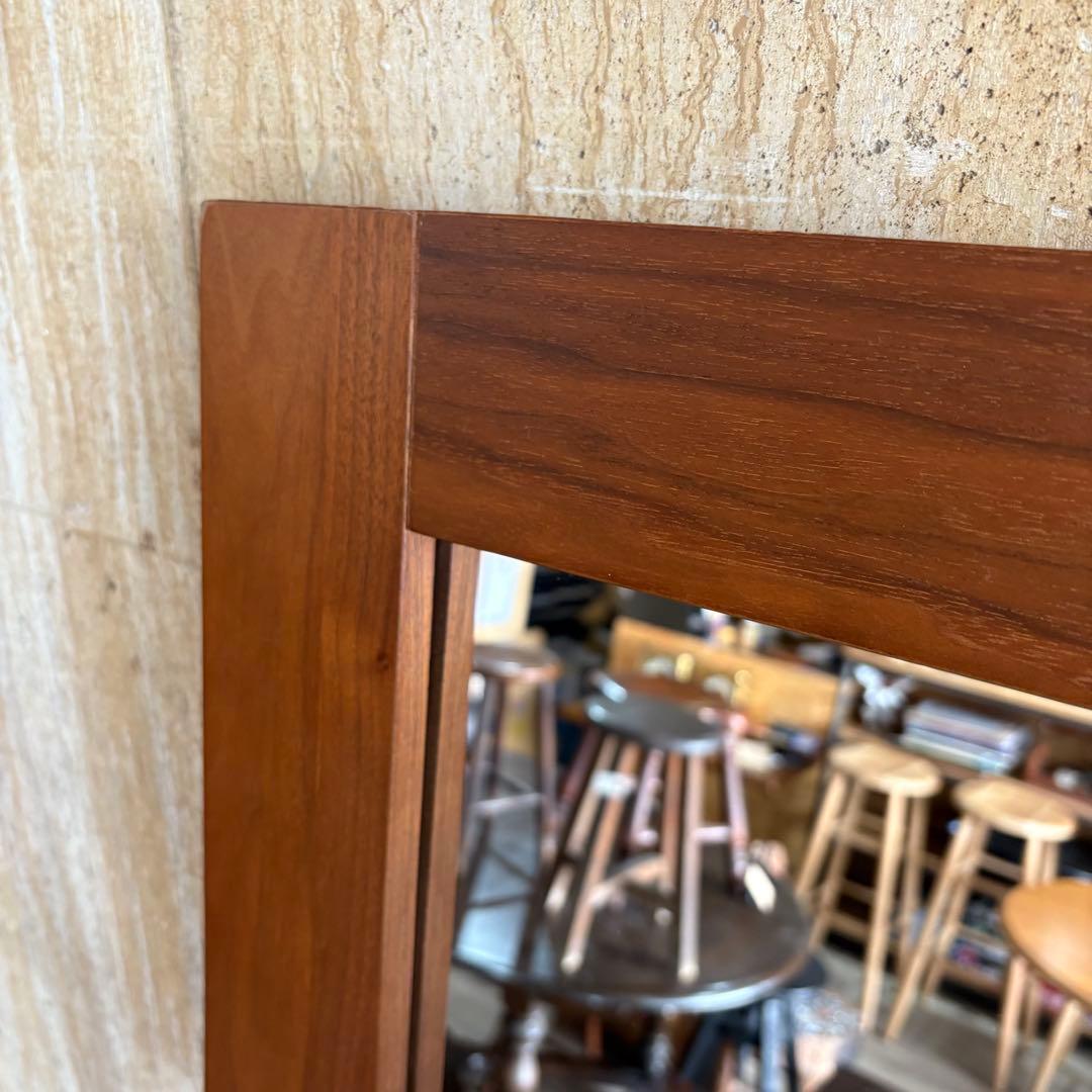 ウォルナット材　大型ミラー　姿見　180cm