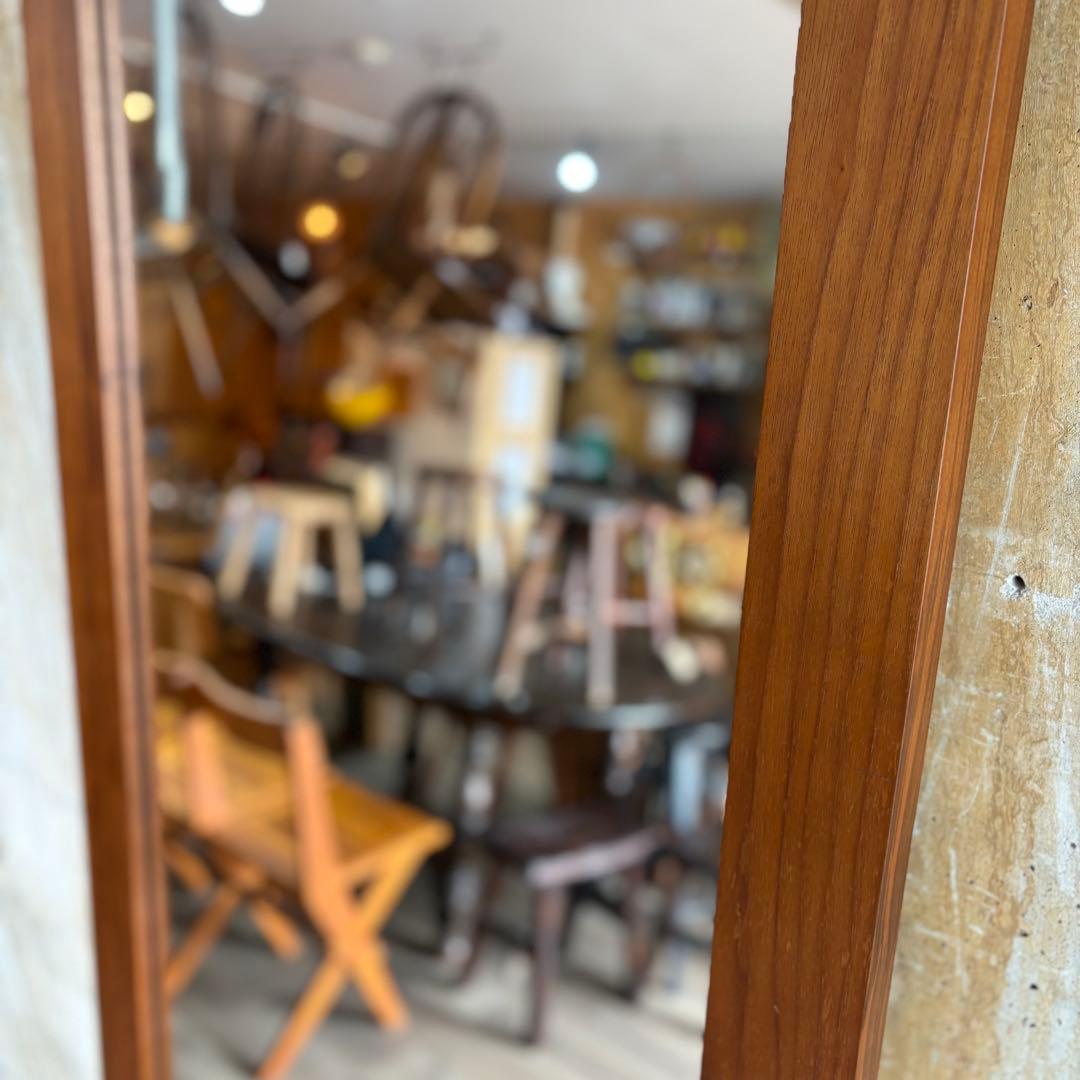 ウォルナット材　大型ミラー　姿見　180cm