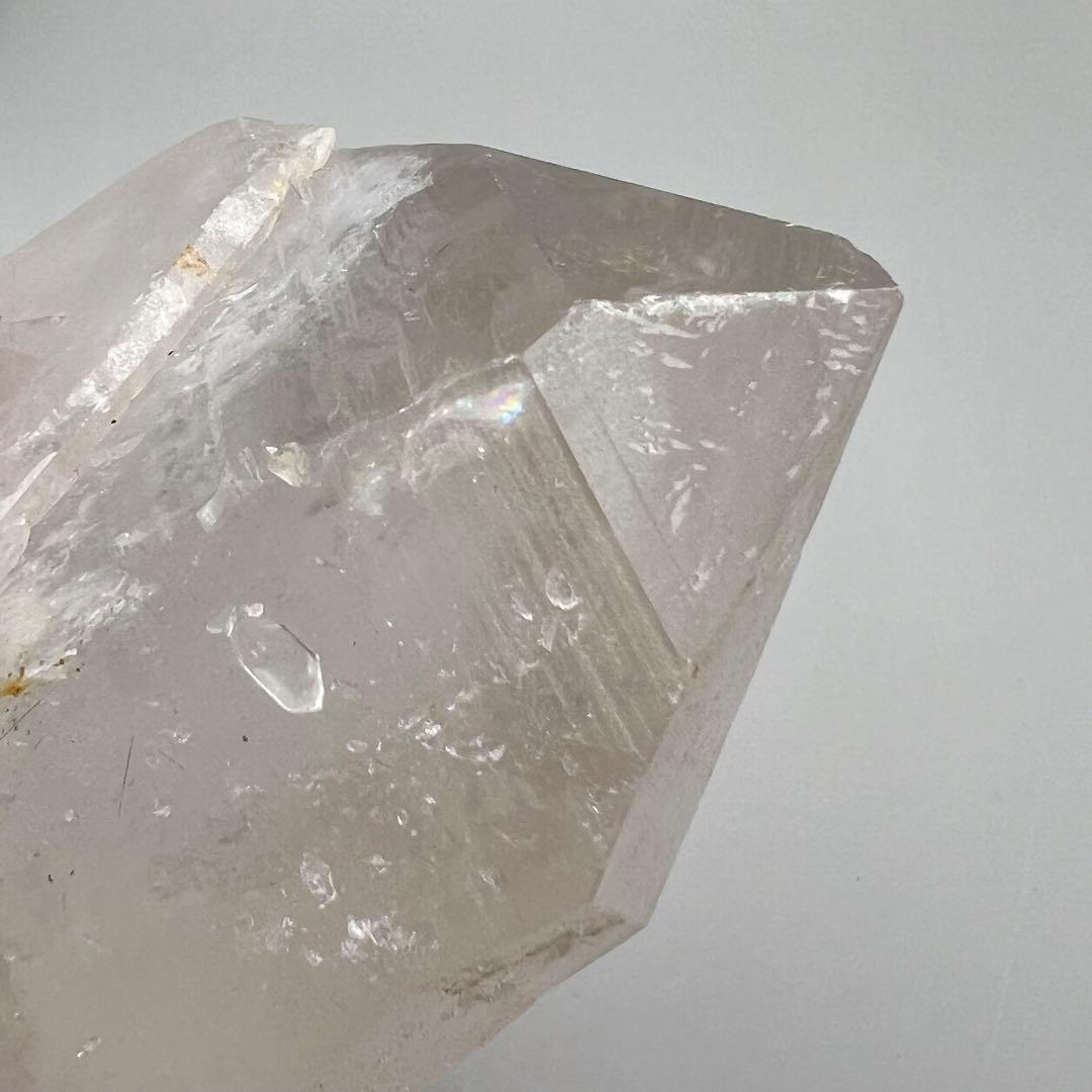 （m13）マニカラン水晶マスタークリスタル虹レムリアンリッジ大型単結晶