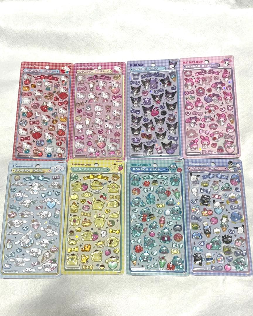 H*I様 正規品 サンリオ ボンボンドロップシール 全種 コンプリート セット