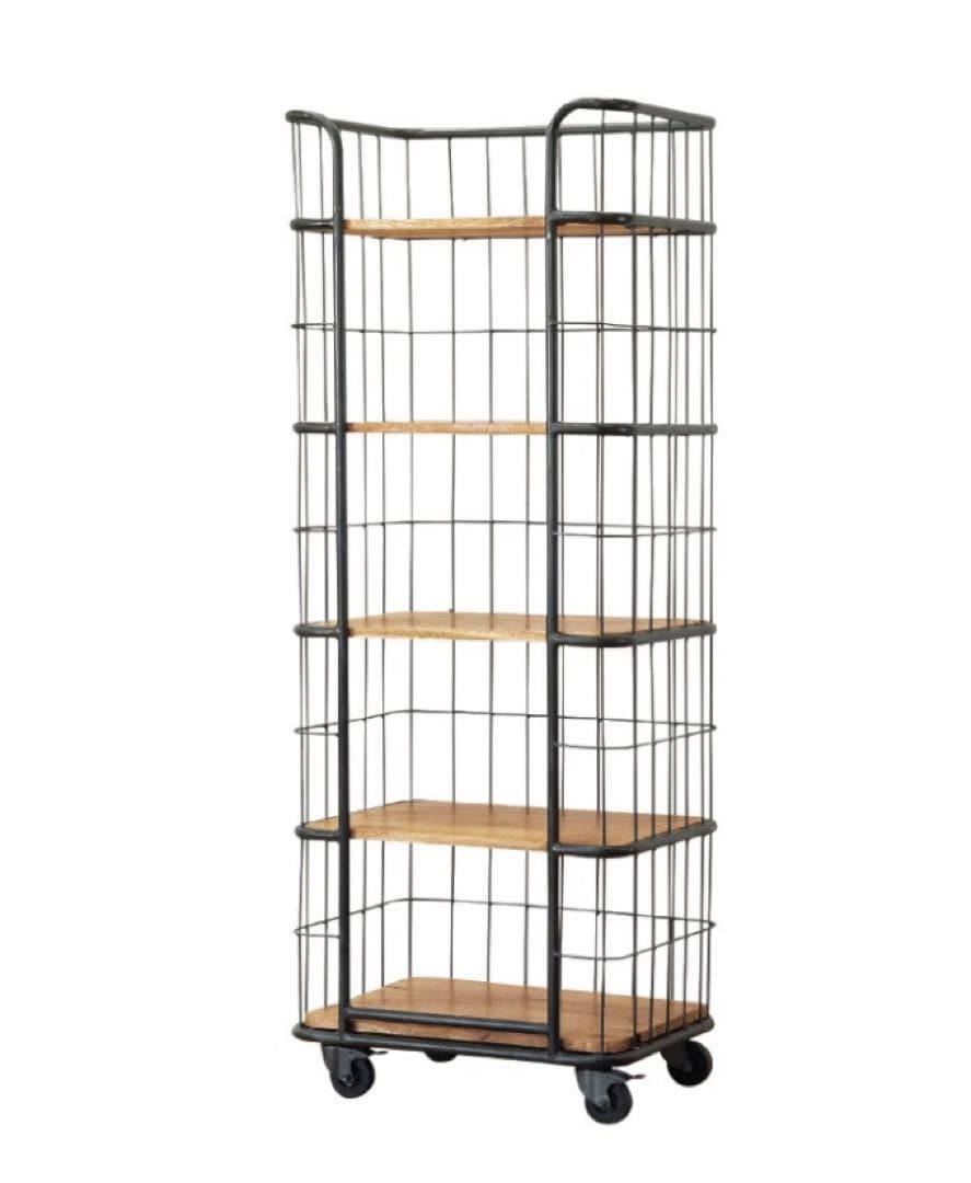 アイアン ラック 鉄板 インダストリアル 棚 高さ160cm