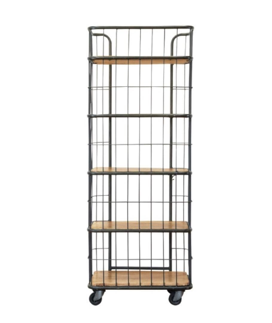 アイアン ラック 鉄板 インダストリアル 棚 高さ160cm