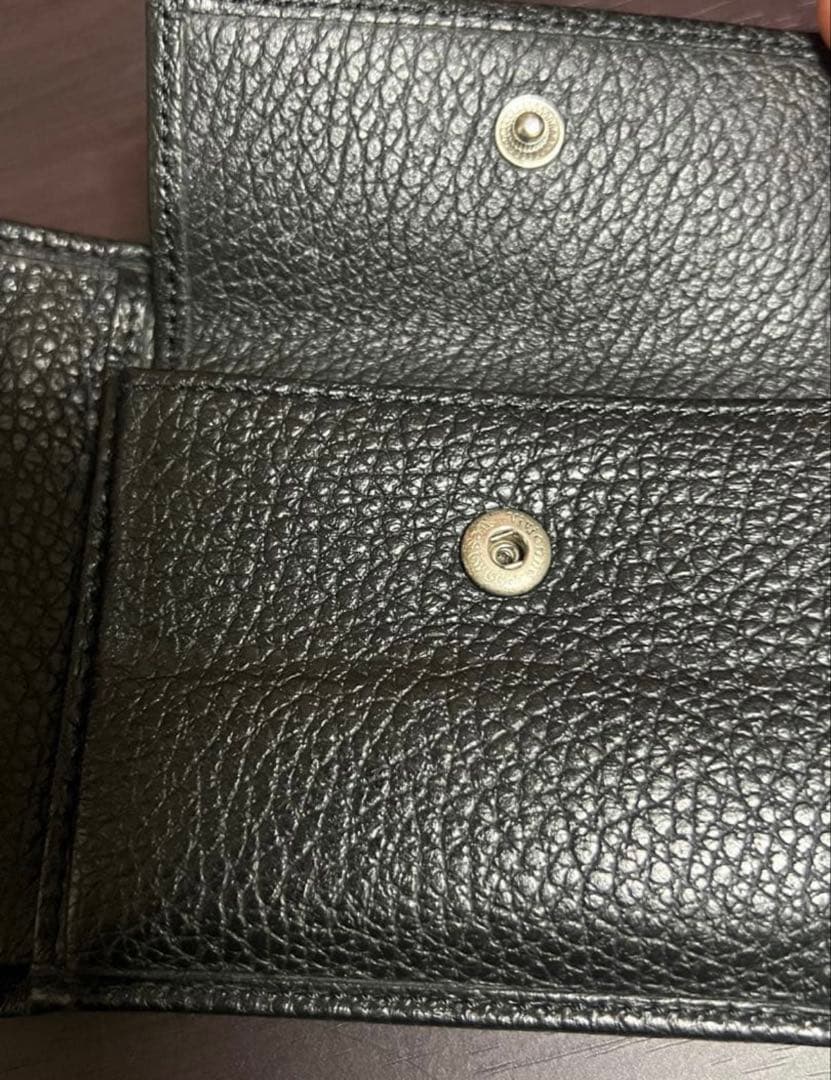 Vivienne Westwood 黒 レザー 二つ折り財布