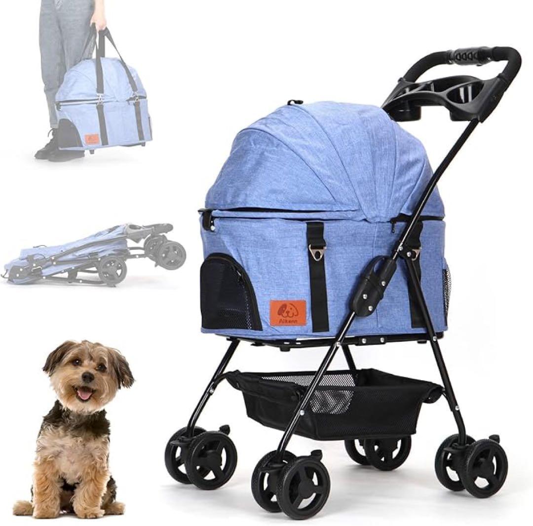 ペットカート❤️分離式 折り畳み式 犬カート 猫 軽量 ペットカート 耐荷15kg