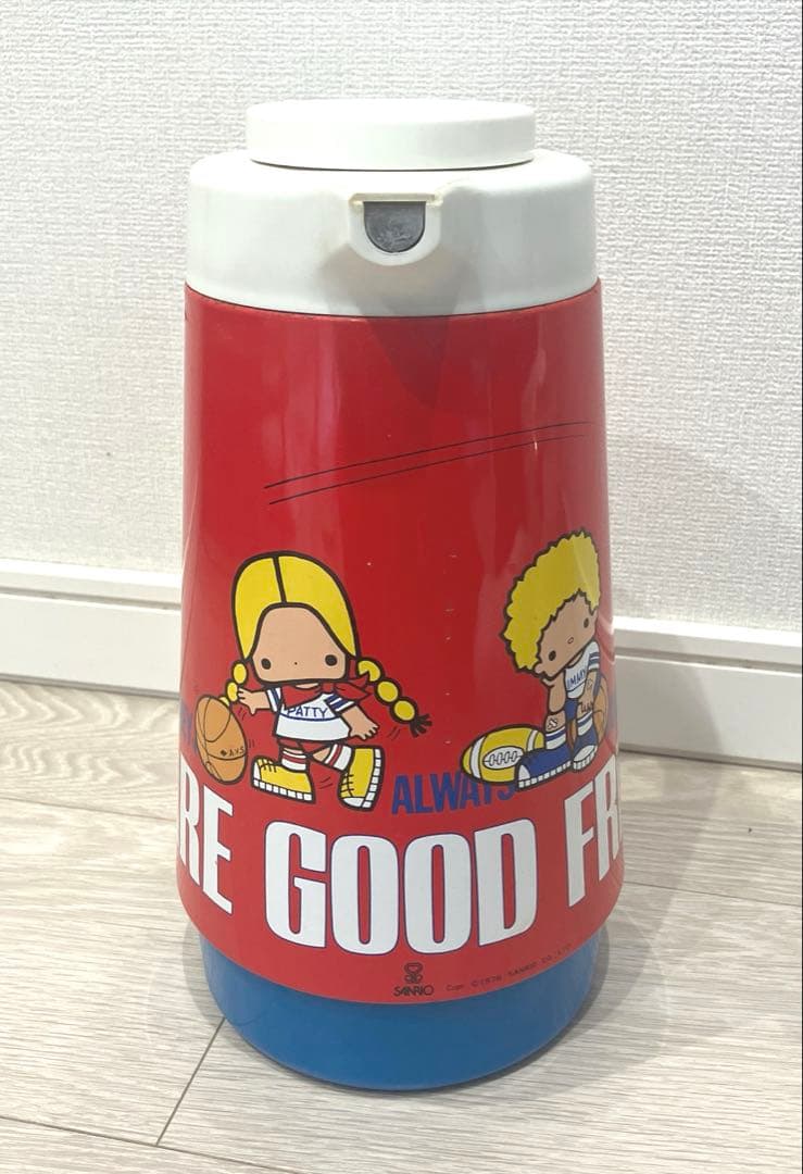 希少　昭和レトロ　レア　パティ&ジミー 保温ポット　日本製　象印