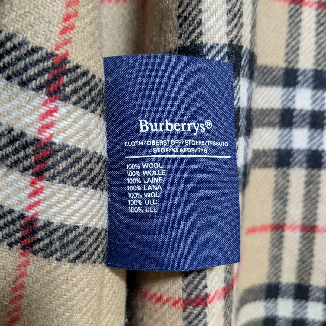 美品 英国製 80s バーバリー ステンカラーコート レディース ウールライナー