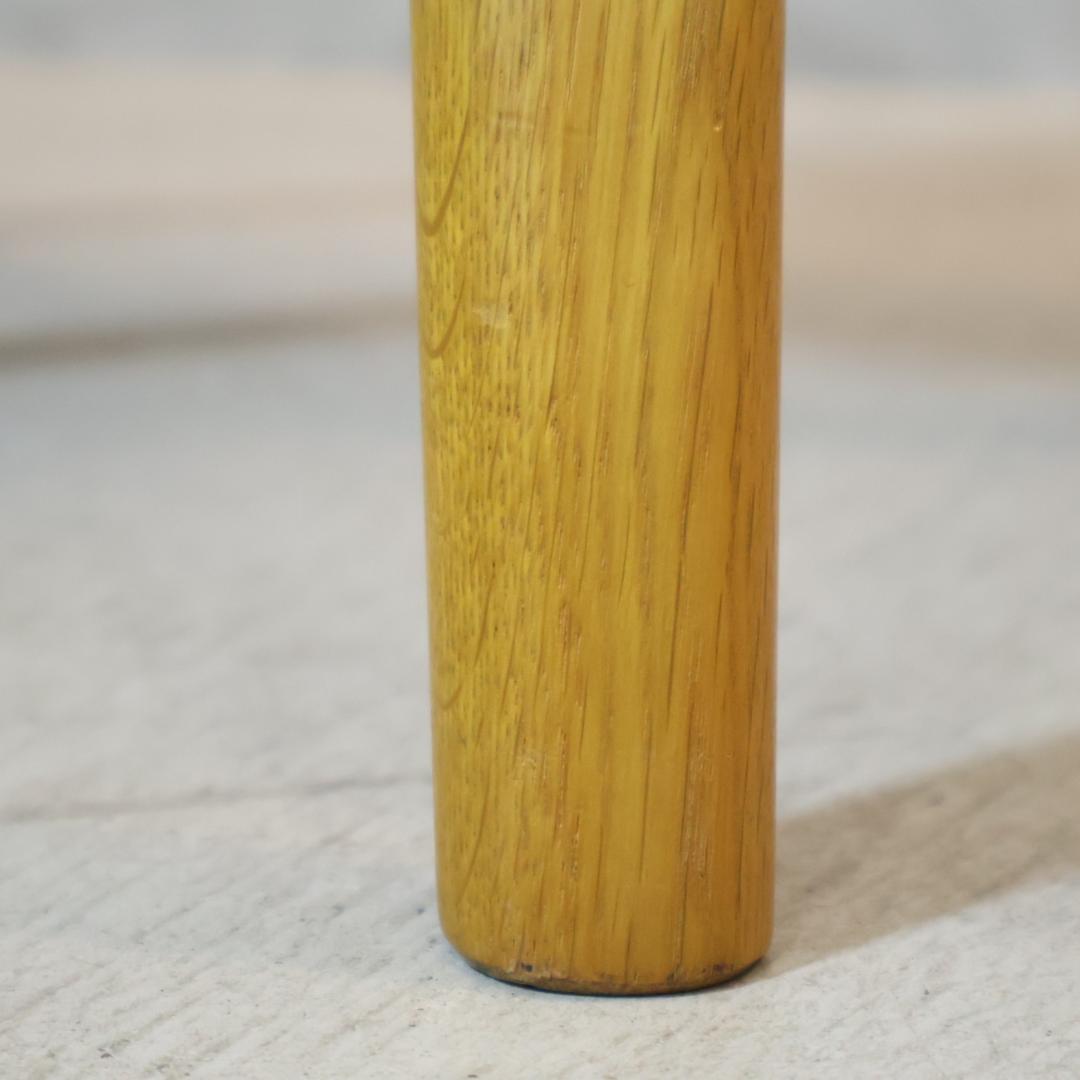 HIDA 飛騨産業 オーク材 ダイニングチェア 2脚セット アームチェア 和