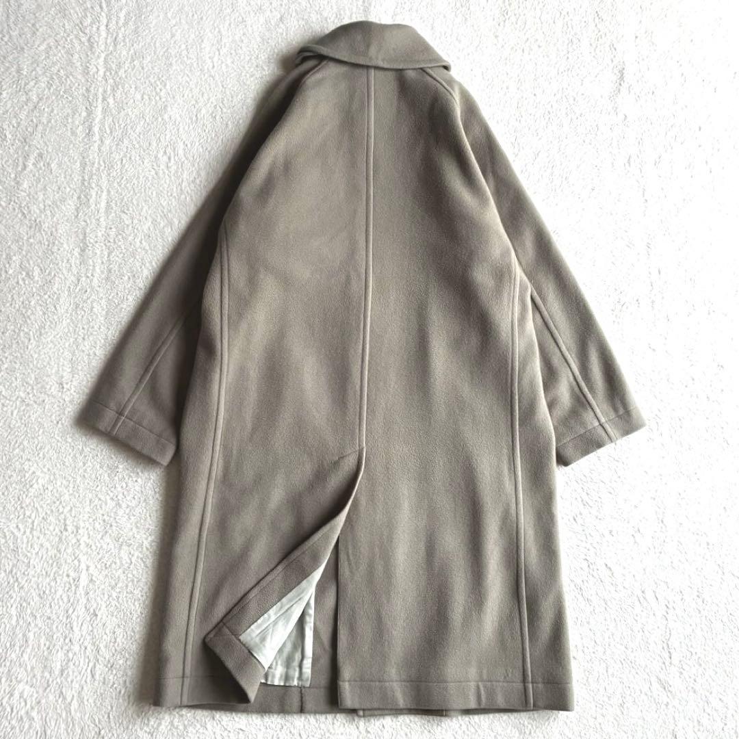 オーシバル Bshop ライトウールモッサロングコート 近年 ステンカラーコート