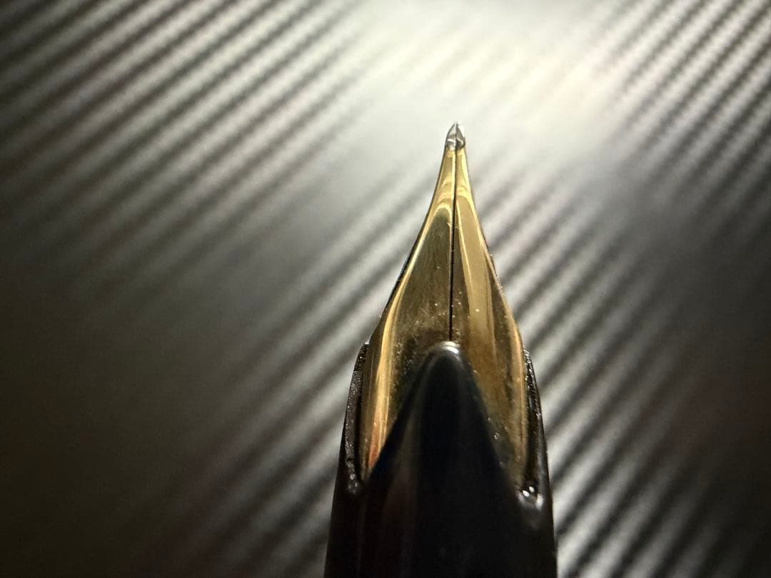 美品 モンブラン No.22 ブラック F 細字 万年筆