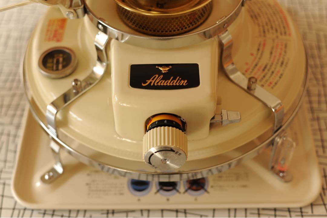 超特選品 新品以上 超希少ブロンズロゴ ステンレスタンク アラジン ストーブ