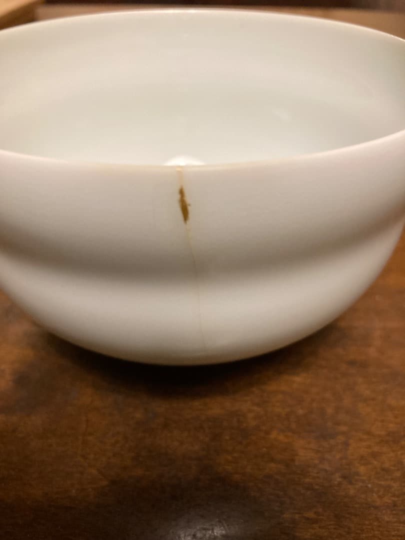 白磁茶器　初代　奥川忠右エ門造