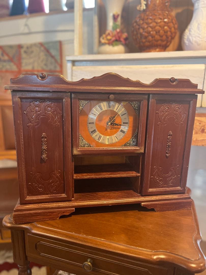 木製置時計 アンティーク ヴィンテージ